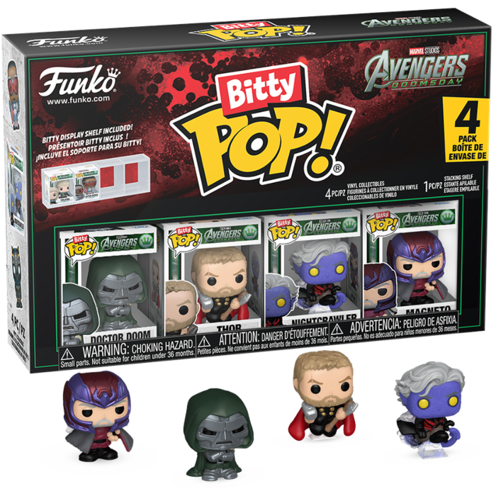 Funko Avengers Doomsday Doctor Doom Bitty Pop! 4-Pack