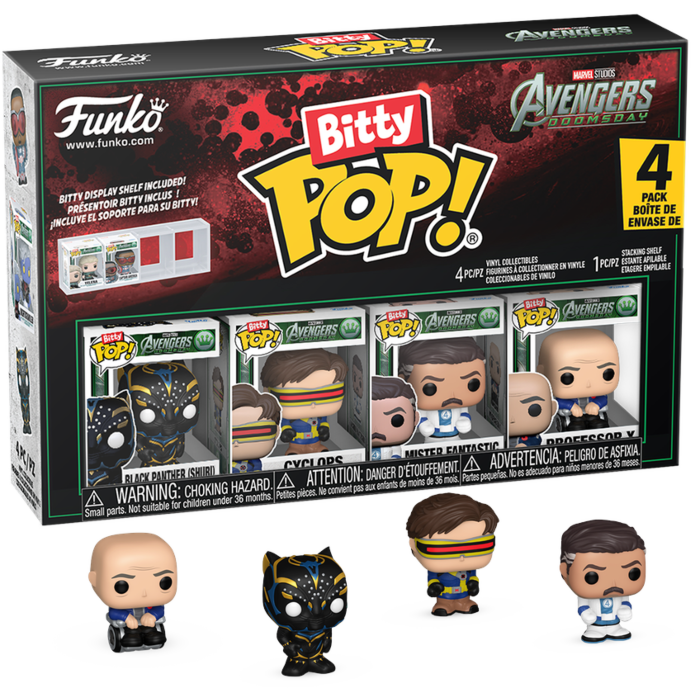 Funko Avengers Doomsday Black Panther (Shuri) Bitty Pop! 4-Pack