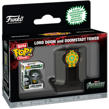 Funko Avengers Doomsday Lord Doom with Doomstadt Tower Bitty Pop! Town