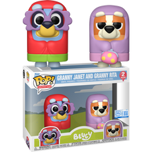 Funko Bluey Granny Janet & Granny Rita US Exclusive Pop! 2-Pack