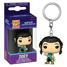 Funko KPop Demon Hunters Zoey Pop! Keychain