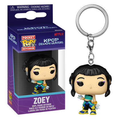 Funko KPop Demon Hunters Zoey Pop! Keychain
