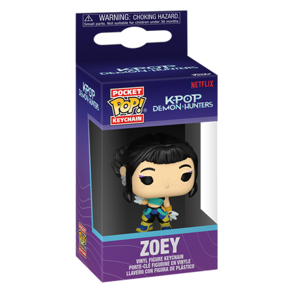 Funko KPop Demon Hunters Zoey Pop! Keychain