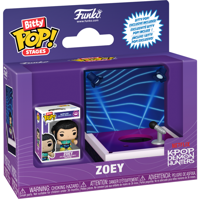 Funko KPop Demon Hunters Zoey Bitty Pop! Stage