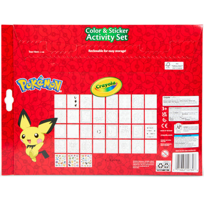 Crayola Color & Sticker Activity Set Pokemon