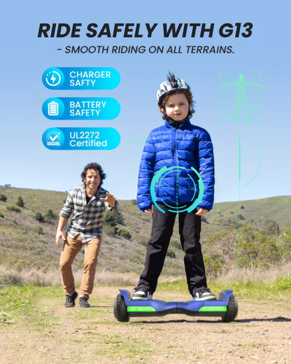 GYROOR G13 Off Road Hoverboard - Blue