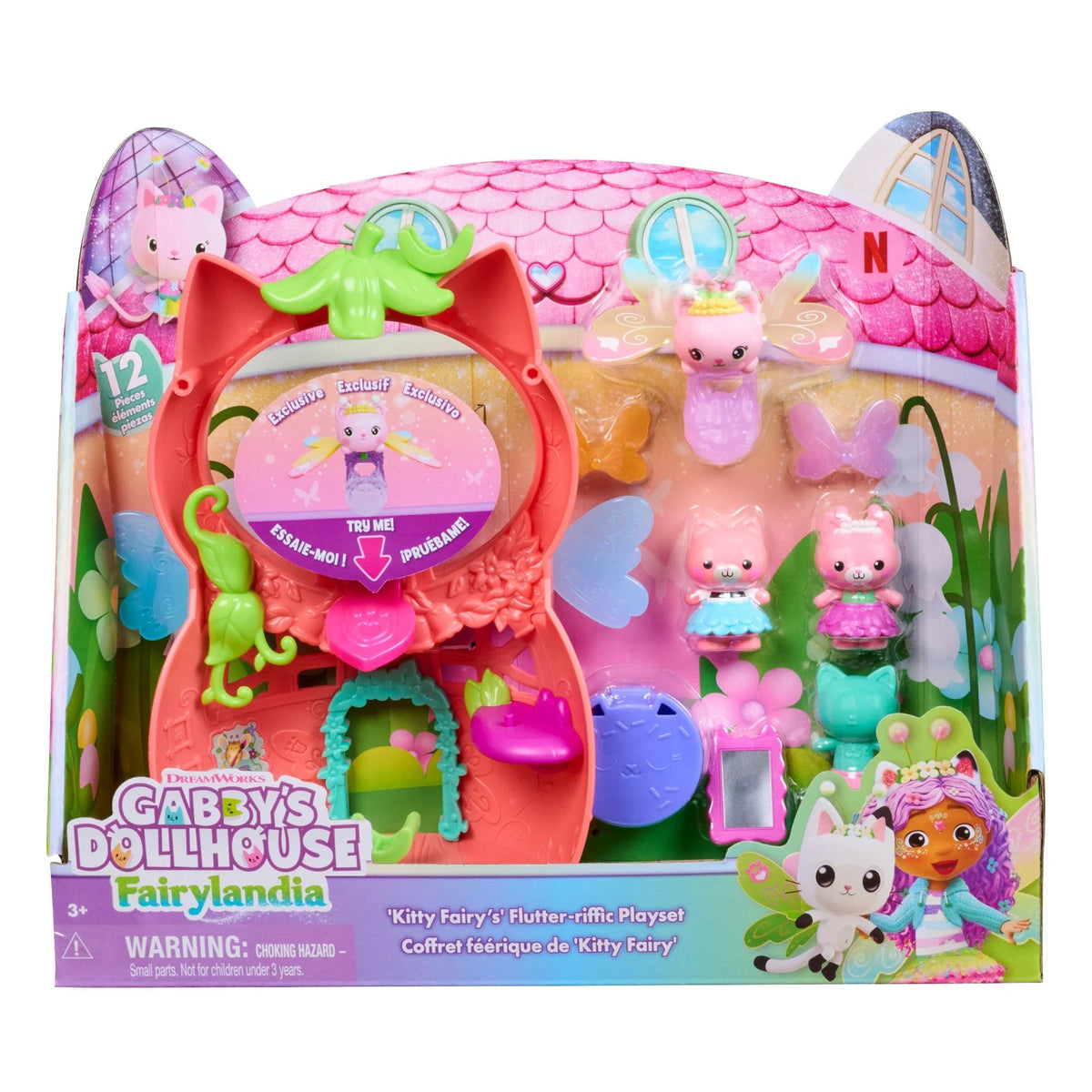 Gabby's Dollhouse Fairylandia Flutter Fairy Playset