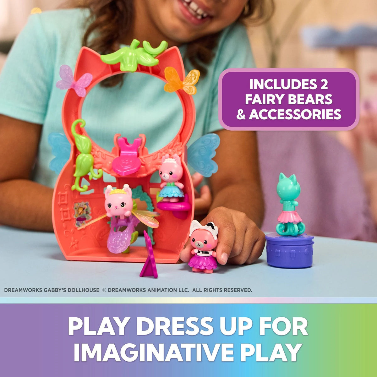 Gabby's Dollhouse Fairylandia Flutter Fairy Playset