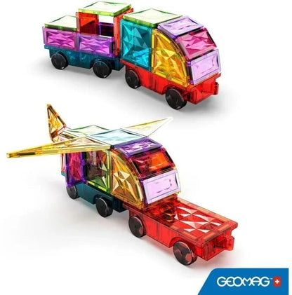Geomag Magnetic Tiles Gems Vehicles 24