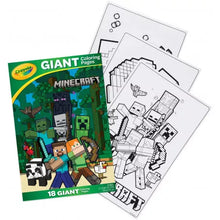 Crayola Giant Coloring Pages Minecraft