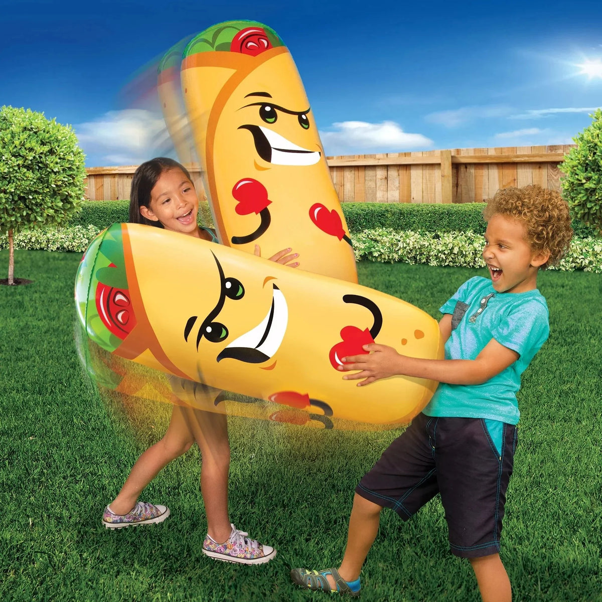 Go Play! Burrito Boppers at play with Kids