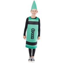Crayon Green Child Tabard Costume - One Size