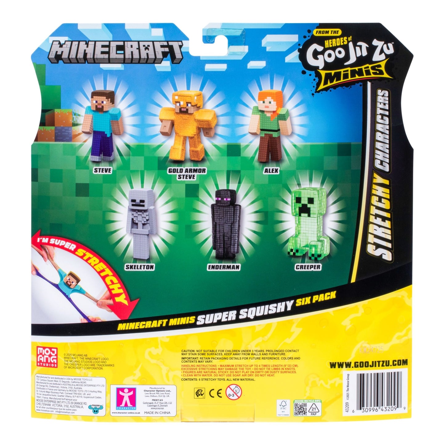 Heroes Of Goo Jit Zu Mincraft S3 Minis Mega 6pk