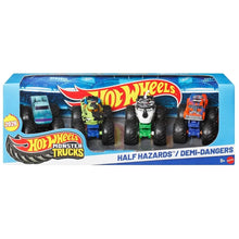 Hot Wheels Monster Trucks 4-Pack Vehicles Half Hazards
