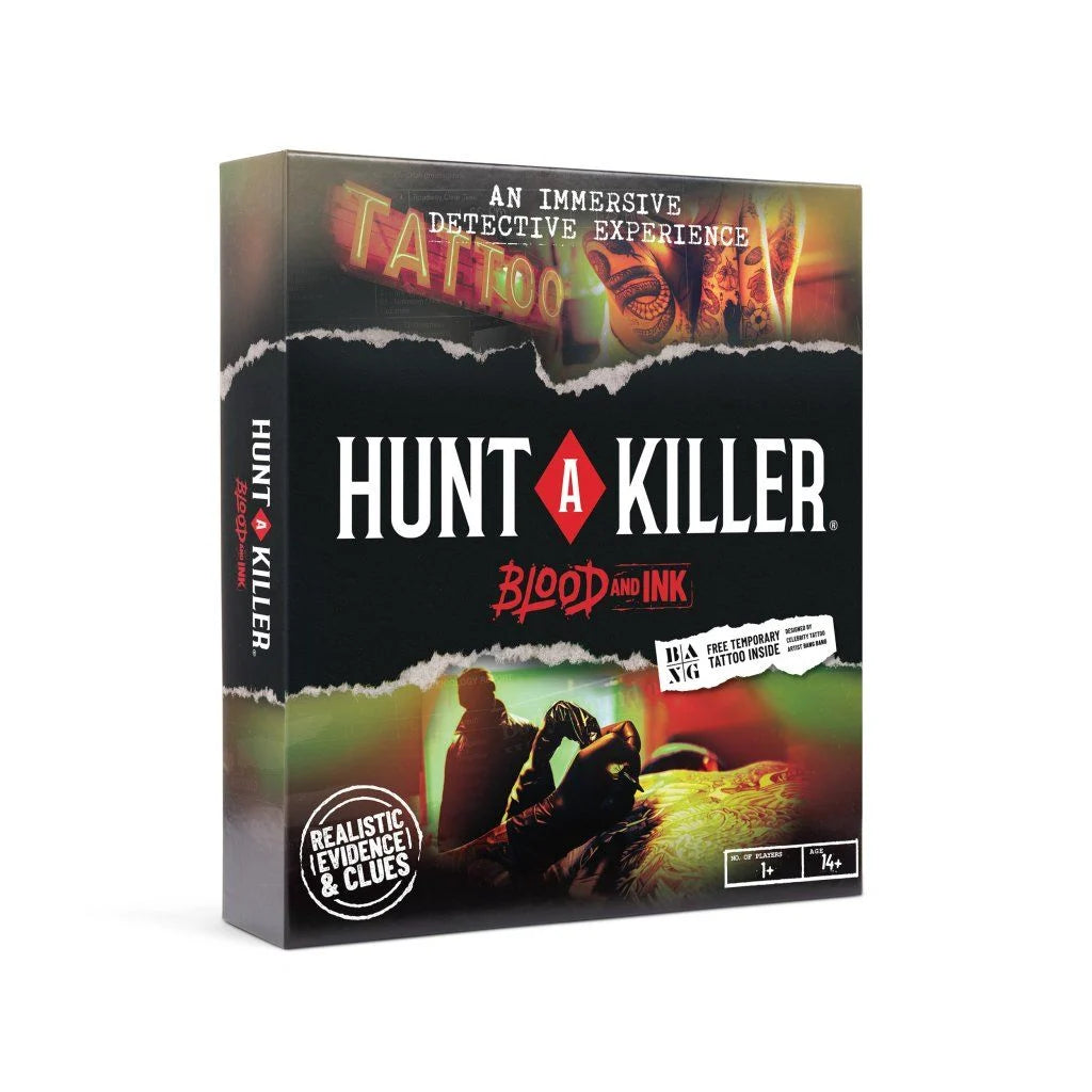 Relatable Hunt A Killer Murder Mystery Game Blood and Ink
