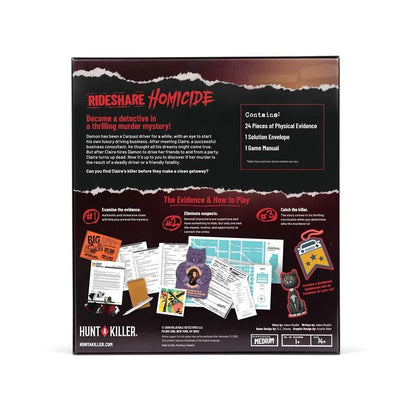 Relatable Hunt A Killer Murder Mystery Game Rideshare Homicide