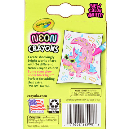 Crayola 24ct Neon Crayons