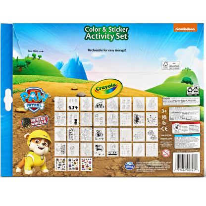 Crayola Color & Sticker Activity Set Paw Patrol