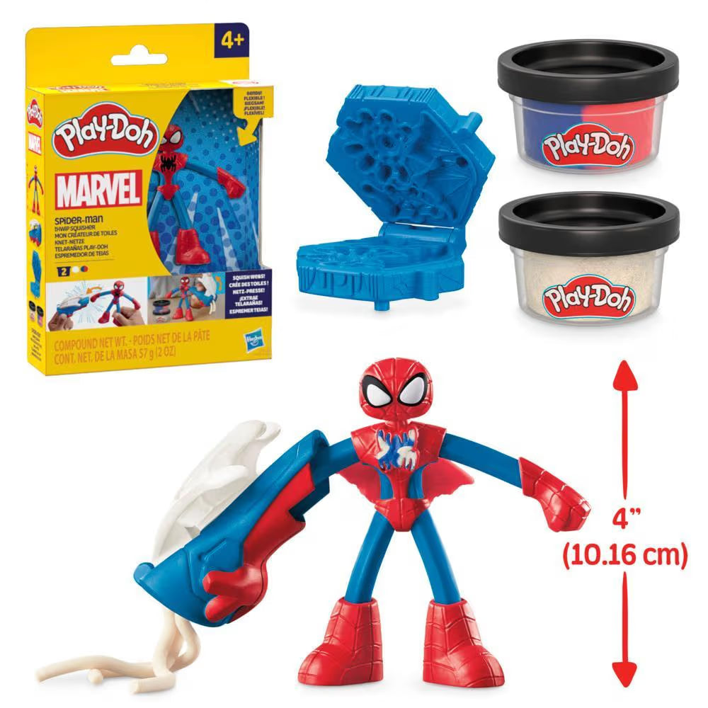 Play-Doh Marvel Spider-Man Thwip Squisher Action Figure