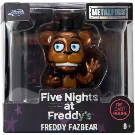 Five Nights At Freddy's Freddy 2.5" MetalFigs Freddy Fazbear in packaging