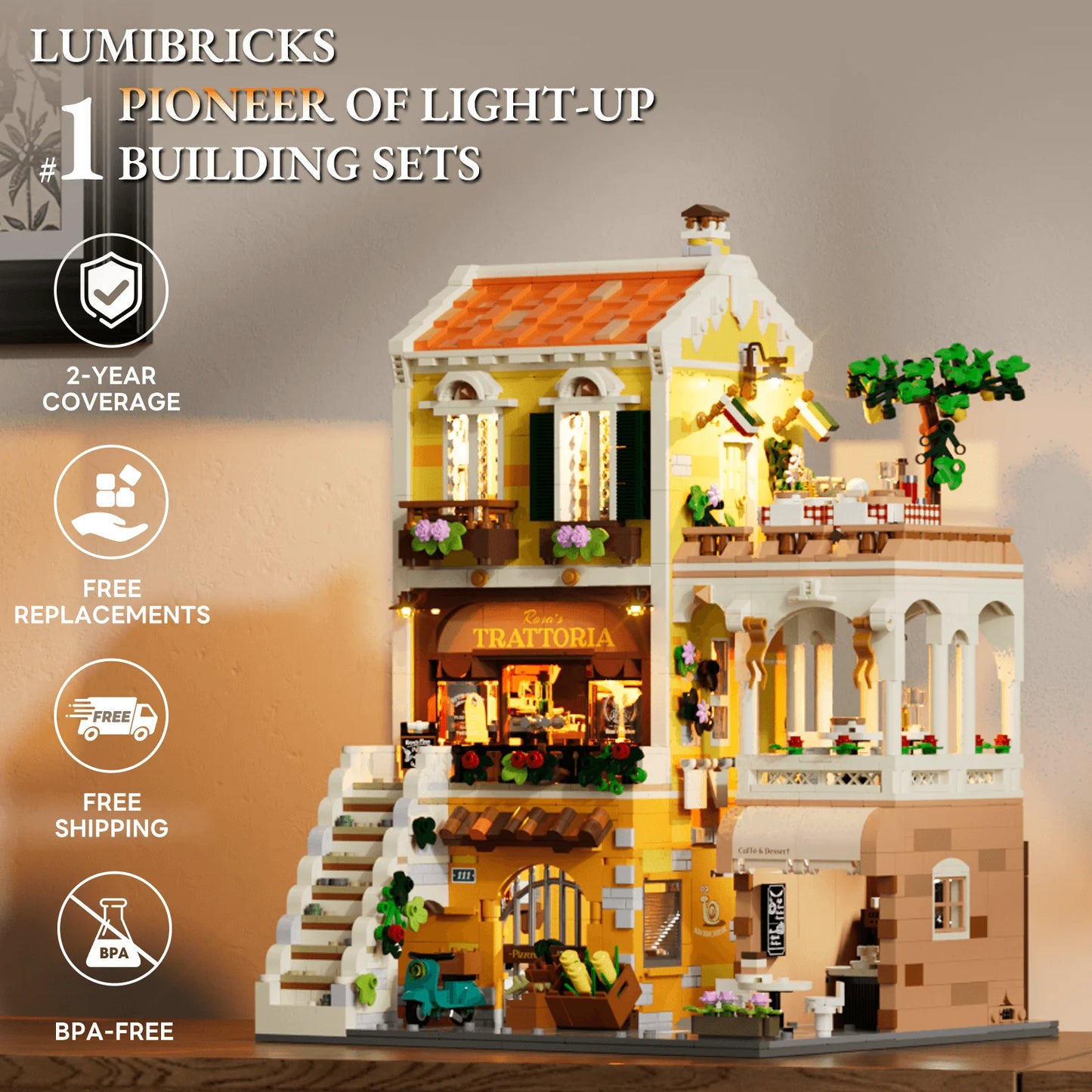 PRE-ORDER | Lumibricks Italian Homestyle Restaurant