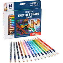 Crayola 14pc Sketch & Shade Pencils