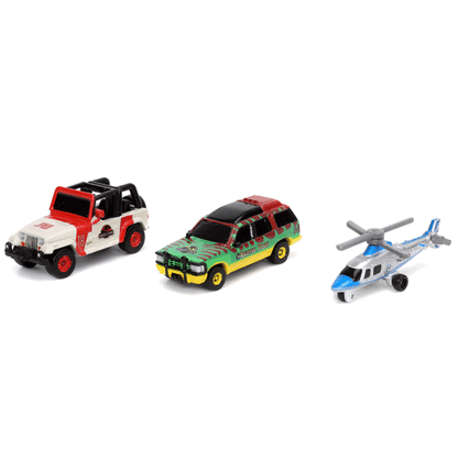 Jurassic Park Nano Hollywood Rides 3pk