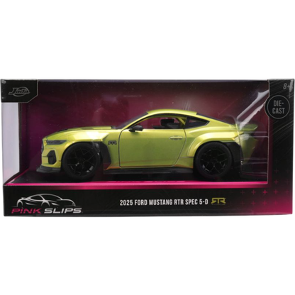 Pink Slips 2025 Ford Mustang RTR Spec 5-D 1:24 Scale Diecast Vehicle