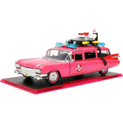 Pink Slips Ghostbusters Ecto-1 (Pink) 1:24 Scale Diecast Vehicle