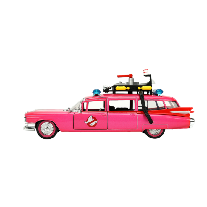 Pink Slips Ghostbusters Ecto-1 (Pink) 1:24 Scale Diecast Vehicle