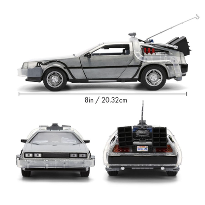 Back To The Future 1:24 Delorean With Truck Box