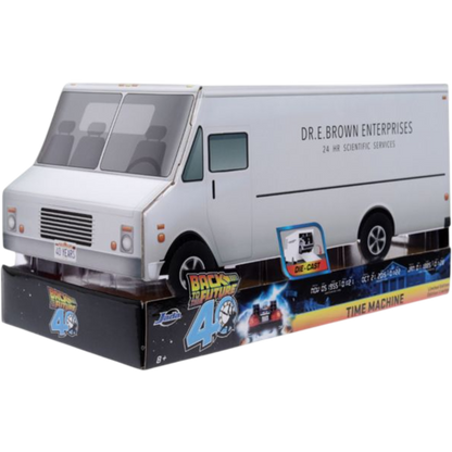 Back To The Future 1:24 Delorean With Truck Box