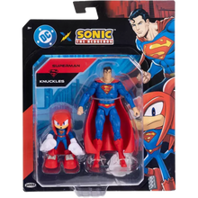 Sonic X DC 2 Pack Knuckles And Superman