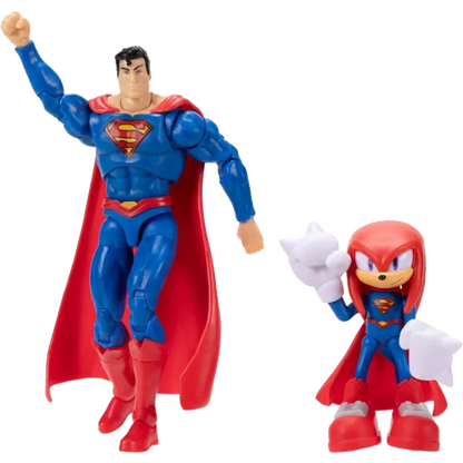 Sonic X DC 2 Pack Knuckles And Superman