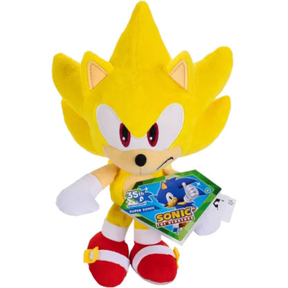 Sonic 9" Plush 35th Anniversary Super Sonic
