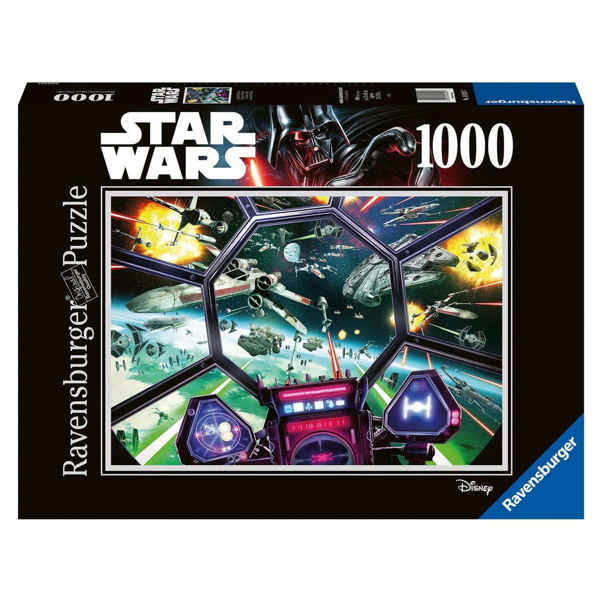 Ravensburger Disney Star Wars TIE Fighter Cockpit Puzzle 1000 Pieces