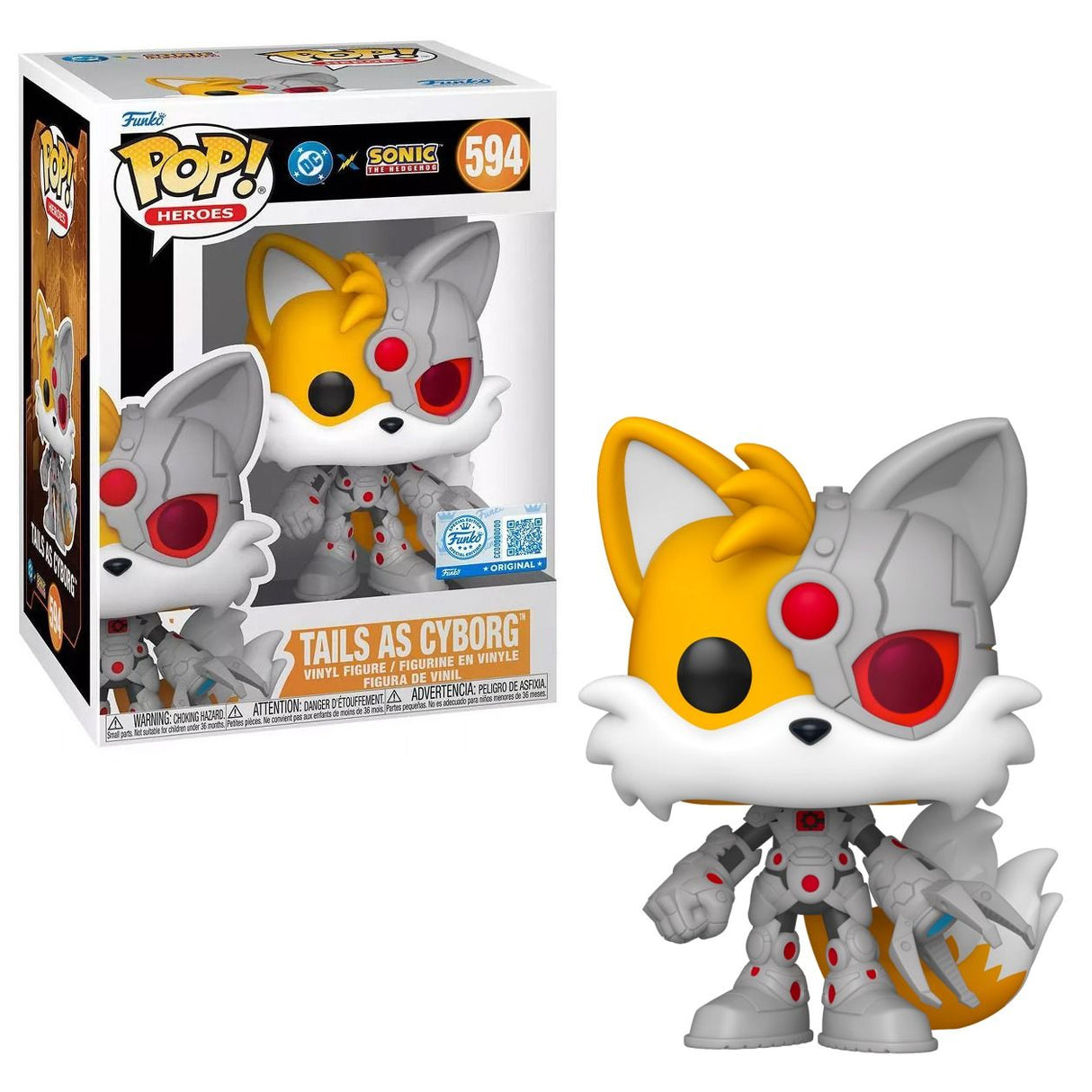 JLA X Sonic Tails as Cyborg Pop! Vinyl Figure