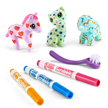 Crayola Scribble Scrubbie 3pc Pastel Pets