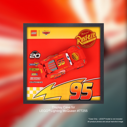 Display Case For LEGO® Speed Champions 77255 Lightning McQueen