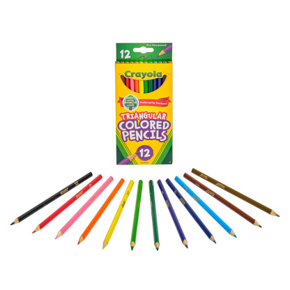 Crayola 12pc Triangular Pencils