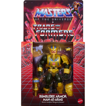 Masters of the Universe x Transformers Bumblebee Armor Man-At-Arms Action Figure