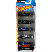 Hot Wheels Formula 1 Set Of 5 Die-Cast  Cars In 1:64 Scale