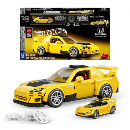 Mattel Brick Shop Hot Wheels '07 Honda S2000
