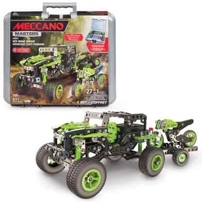 Meccano Masters 27 in 1 Off Road Set in Case