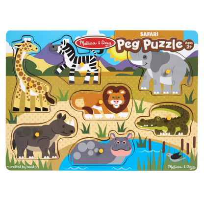 Melissa & Doug Safari Peg Puzzle