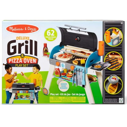 Melissa & Doug Deluxe Grill & Pizza Oven Play Set