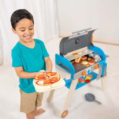 Melissa & Doug Deluxe Grill & Pizza Oven Play Set