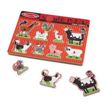 Melissa & Doug Farm Animals Sound 8 Piece Puzzle