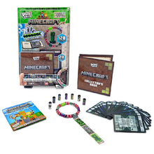 Minecraft Sticki Rolls collector's book, sticker rolls, wristbands, and loose stickers
