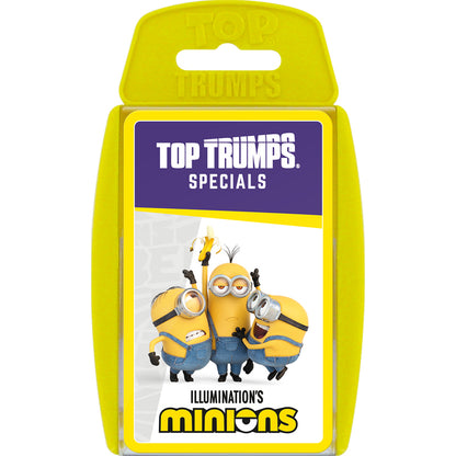 Top Trumps Specials Minions yellow blister pack with front character graphic